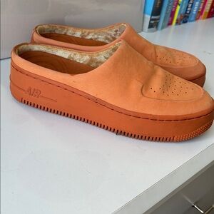 NIKE Orange Slip-On Shoes